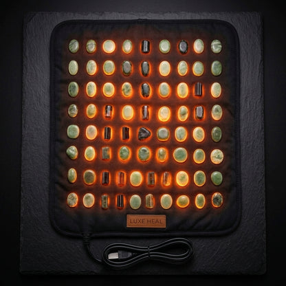 JadeHeat Jade & Tourmaline Heating Pad flat lay
