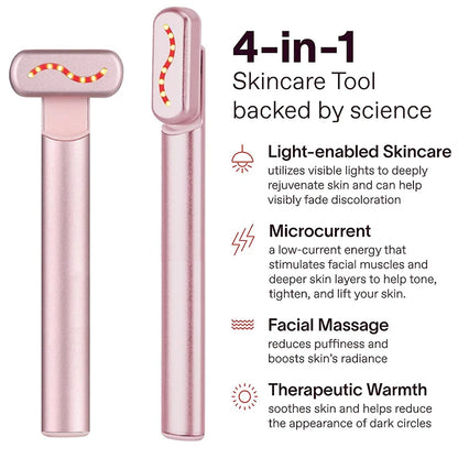 GlowWave — Red Light Therapy Facial Wand