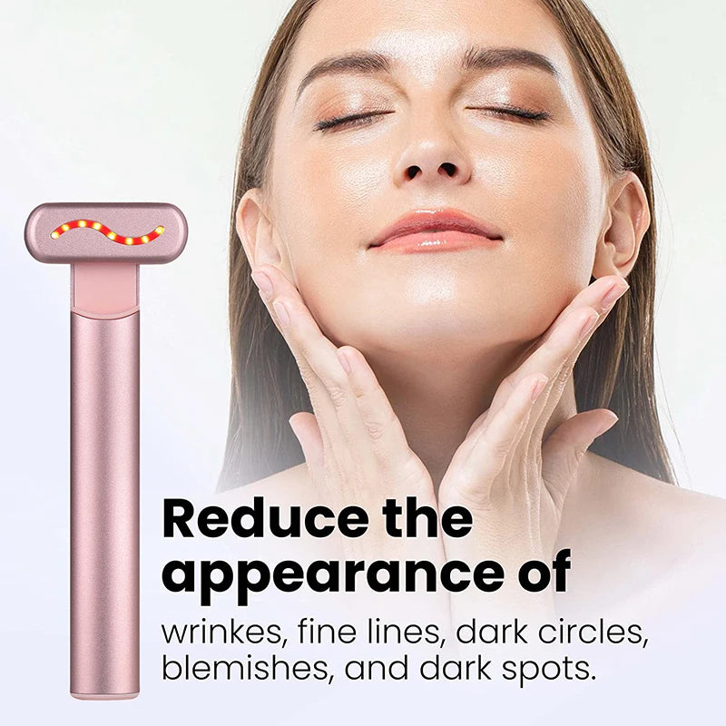 GlowWave — Red Light Therapy Facial Wand