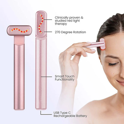 GlowWave — Red Light Therapy Facial Wand