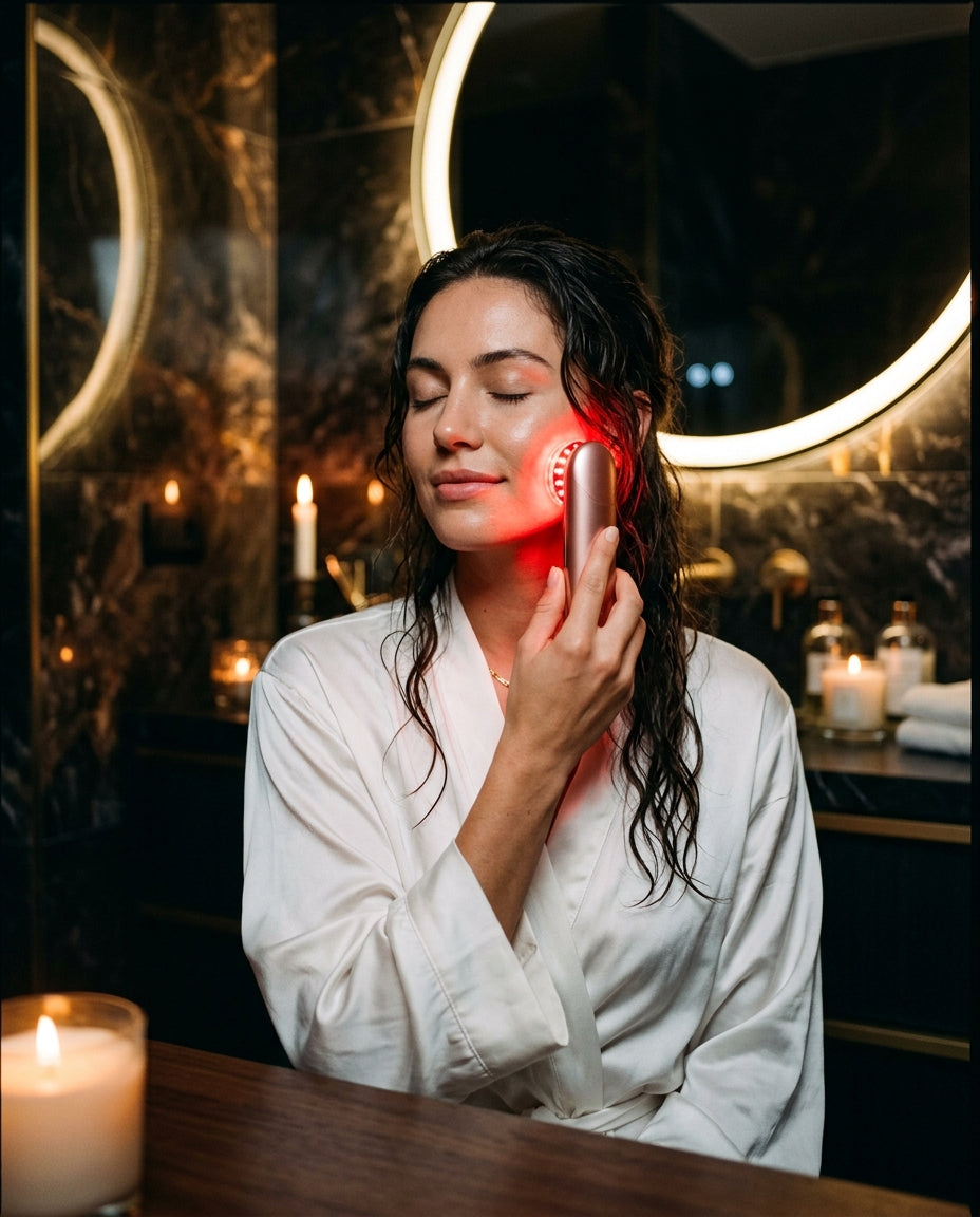 GlowWave — Red Light Therapy Facial Wand