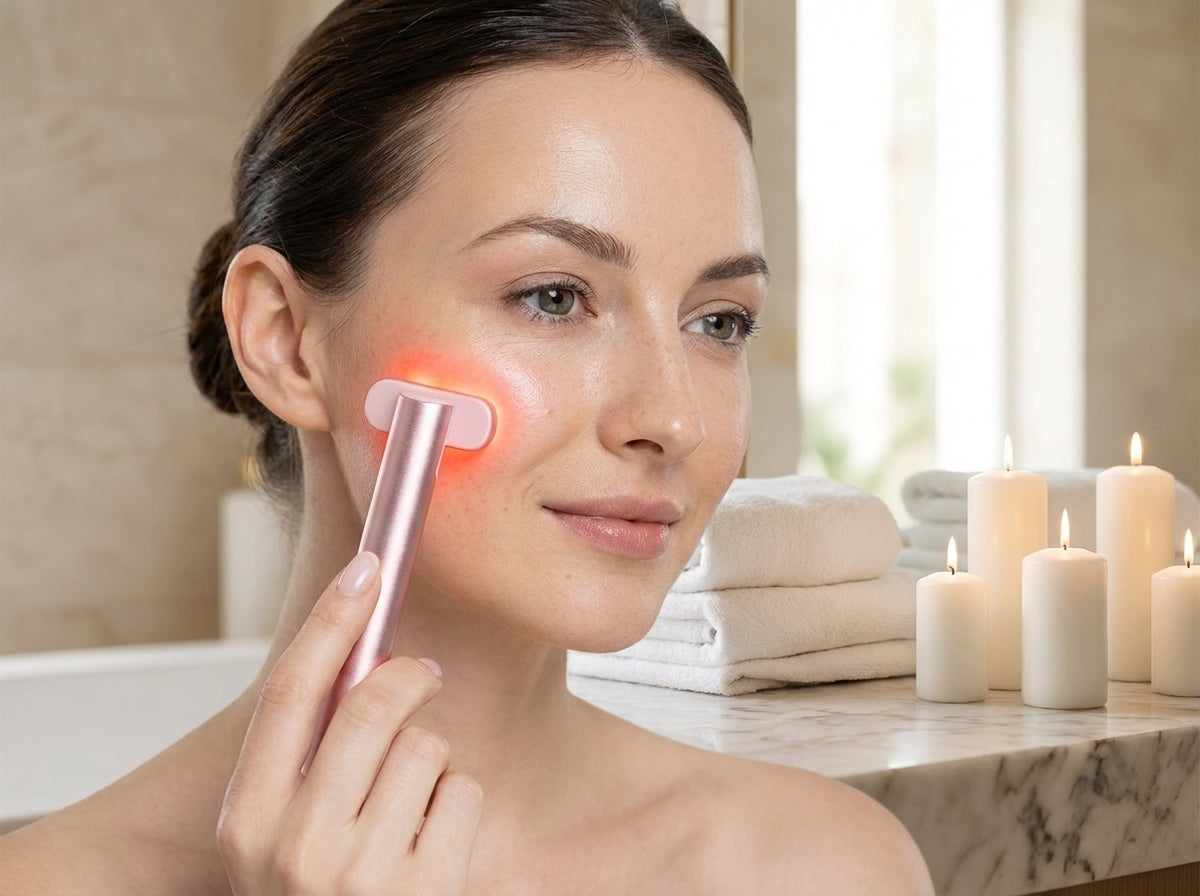 GlowWave — Red Light Therapy Facial Wand