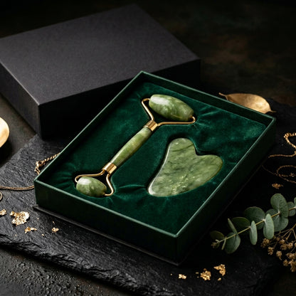 GlowRitual — Gua Sha & Jade Roller Set